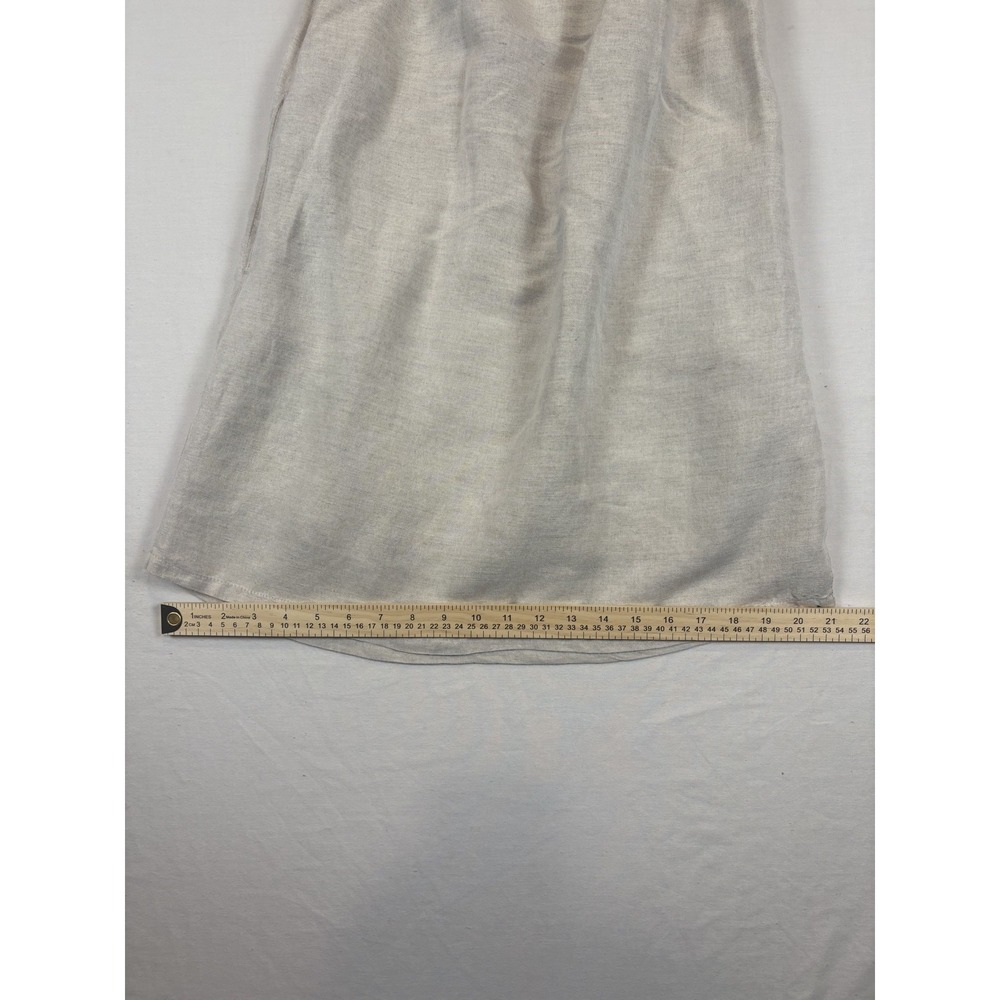 Tommy Bahama St. Lucia Linen Blend Off The Shoulder Dress Small Beige Tan - Picture 8 of 8